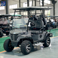 Voiturette de golf électrique tout-terrain CAMP 72V Lithium 4 places, véhicule utilitaire de chasse haute traction pour adultes