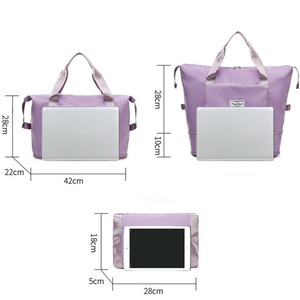 HOT SALE Unisex Duffle Shoulder Bag Large Multi-Functional Zipper Closure Big Capacity Sports Storage - Product Image 2