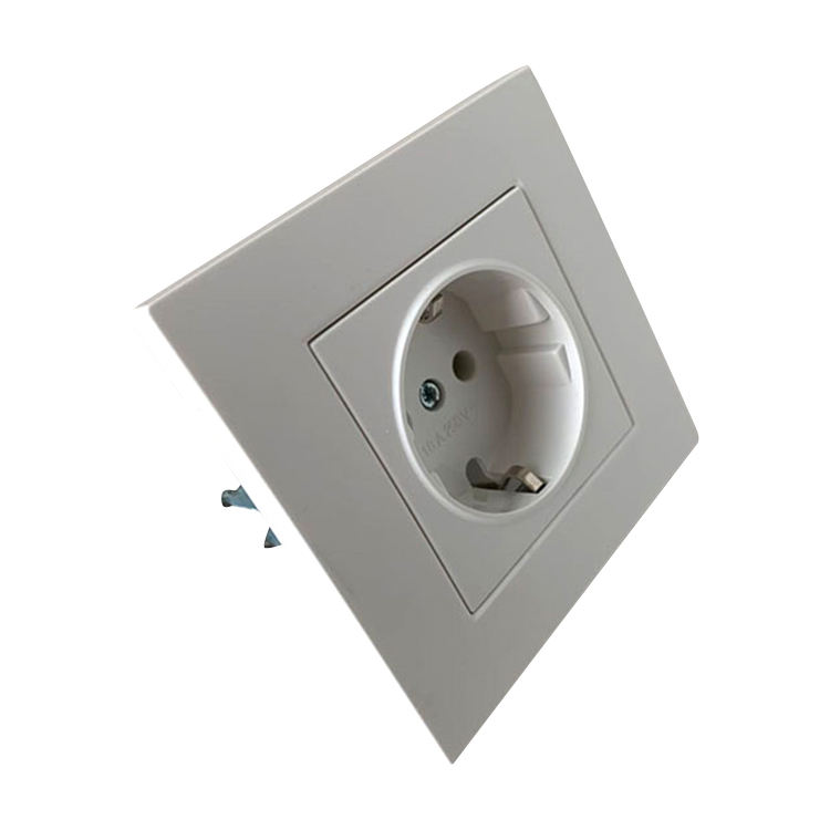 Universal 2P+T Outlet Power Socket Eu Wall Socket