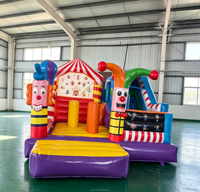 Château gonflable en PVC épaissi - Écologique, garantie 3 ans, idéal pour les aires de jeux et la location événementielle (usage commercial et export)