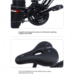 <span class=keywords><strong>Vélo</strong></span> de montagne <span class=keywords><strong>électrique</strong></span> à pneus larges de 26 pouces, cadre en acier à haute teneur en carbone, 21 vitesses, 250W, batterie au lithium 36V 8Ah, <span class=keywords><strong>vélo</strong></span> tout-terrain rapide pour adultes - Product Image 3