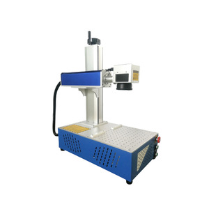 Fiber Laser Marking Machine <b>Bench</b> Top High Accuracy Raycus Marking Head 110V 220V DXF Supported <b>Metal</b> Engraving - Product Image 1