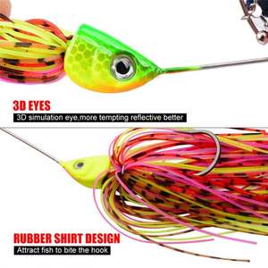 SWORDFISH <span class=keywords><strong>Berkley</strong></span> Power Blade Compact Plastic Live Bait Fishing Spinnerbait pour la pêche au black-bass en eau douce et en eau salée, en lac et en rivière - Product Image 4