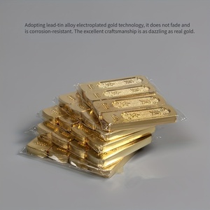 Grossistes en lingots d'or non magnétiques près de chez moi, pour l'achat de 20 grandes plaques plaquées or et la vente à <span class=keywords><strong>des</strong></span> grossistes en lingots d'or purs sans PVC - Product Image 2