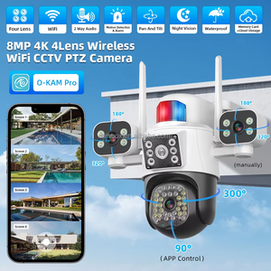 12MP thông minh ngoài trời không dây PTZ surveil IP Camera O-KAM Pro 360 Wifi 4 Ống kính 4 Video CCTV Mạng Home an ninh máy ảnh - Product Image 5