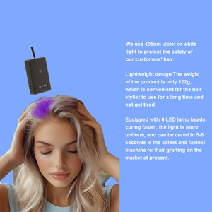 Pinky leem Factory Best-selling New Hair Extension Technology <b>UV</b> Hair Extension Machine Metal <b>LED</b> Hair Extension Lamp - Product Image 5
