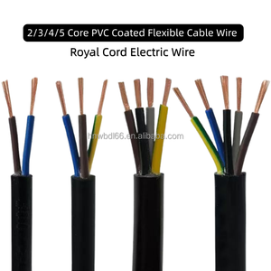 Câble électrique à basse tension <span class=keywords><strong>RVV</strong></span> 2/3 conducteurs, souple, isolé en PVC, conducteur en cuivre toronné, câble électrique Royal - Product Image 3