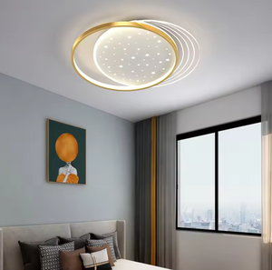 Accesorios decorativos para sala de estar, luz de techo acrílica ultrafina Led de forma redonda para dormitorio - Product Image 3