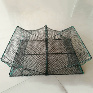 <span class=keywords><strong>Prix</strong></span> usine RGSN 380D HDPE maille pliable crabe poisson écrevisses homard crevettes <span class=keywords><strong>anguille</strong></span> vivant piège filet 60*43*22cm pêche carrée - Product Image 3