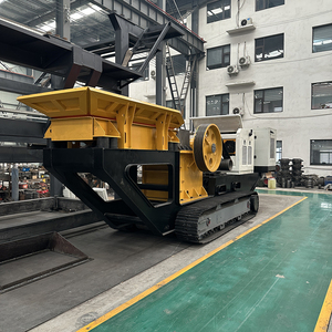 Crawler Concrete Mobile Jaw Crusher Small Crawler Crusher <strong>Machine</strong> With Gasoline / Diesel Engines Factory Price - Product Image 3