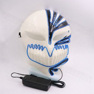 <span class=keywords><strong>Masque</strong></span> d'halloween coloré LED brillant de haute qualité en Stock pour la fête, <span class=keywords><strong>masque</strong></span> de Cosplay de bande dessinée kuosaki <span class=keywords><strong>Ichigo</strong></span> - Product Image 4