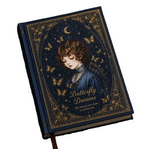 Diario de Papel de Diseño Creativo con <span class=keywords><strong>Tapa</strong></span> <span class=keywords><strong>Dura</strong></span>, Páginas Personalizadas Impresas, Libro de Notas A5 con Estampado Dorado - Product Image 1