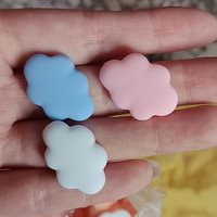 Breloques Nuage Kawaii en Résine à Dos Plat pour Téléphones Portables, Breloques en Résine, Accessoires pour Scrapbooking, Accessoires DIY pour Nœuds, Accessoires pour Slime