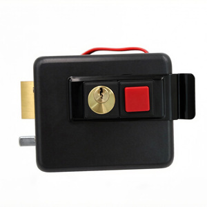 Cerradura de Seguridad Duradera de Acero Inoxidable <span class=keywords><strong>para</strong></span> Puerta, Cerradura Eléctrica de Borde de 12V con Pestillo de Latón, Cerraduras Electrónicas de Superficie <span class=keywords><strong>para</strong></span> Portones con Llave - Product Image 3