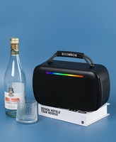Altavoz Bluetooth de Alta Potencia, Sistema de Audio Portátil para Exteriores, Subwoofer Inalámbrico, TF, USB, AUX, RGB, EQ, TWS, Radio FM