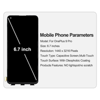 LCD de téléphone portable pour Oneplus 9 Pro pantallas d'affichage pour Oneplus 9 Pro lcd en gros pour Oneplus 9 Pro remplacement d'écran