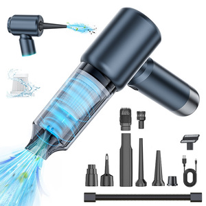 Handheld Plastic <b>Vacuum</b> Cleaner Rechargeable <b>Portable</b> Brushless High Suction Power with 5 Nozzles for Home Car Use - Product Image 1