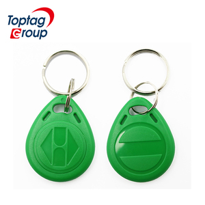 Otel Motel için özel ABS <span class=keywords><strong>RFID</strong></span> <span class=keywords><strong>RFID</strong></span> 125khz kimlik anahtarlık renk anahtar etiketleri - Product Image 2