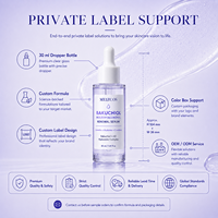 Sérum Visage Hydratant et Lissant 30ml pour Peaux Sèches et Rugueuses, Marque Blanche, Fabrication OEM