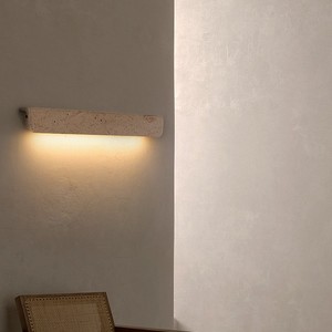Lámpara de Pared de Travertino Amarillo HFshanks, Tira Larga LED, Impermeable, para Interiores y Exteriores - Product Image 3