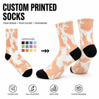 Chaussettes de sport personnalisées OEM pour adultes – Chaussettes de cyclisme sans couture, respirantes, à séchage rapide, absorbant la transpiration, résistantes aux déchirures, imprimées numériquement à pois