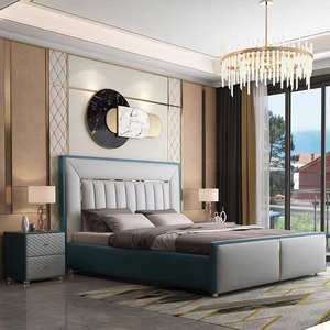 <span class=keywords><strong>Lit</strong></span> Double Capitonnée de Style Italien Haute Qualité, Design Moderne, Meuble de Chambre de Luxe, <span class=keywords><strong>Lit</strong></span> King Size en Cuir - Product Image 3