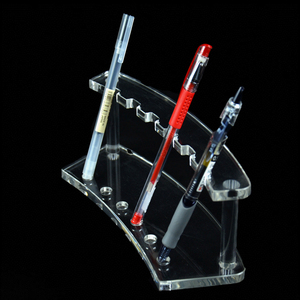 OEM Popolare PMMA Visualizzazione Matita Mensola del desktop Acrilico Trasparente Pen Display del Supporto del basamento per la Cartoleria - Product Image 3