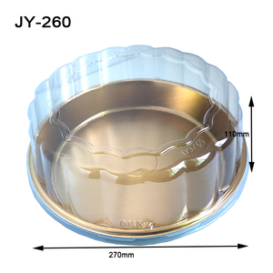 JY-260 Với Rõ Ràng Lip Jy260 Vàng Nhựa Hộp Gói Cho Bánh Vòng Nhựa Thực Phẩm Container Snack Hộp Đóng Gói - Product Image 4