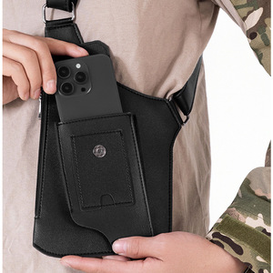 Borsa a Tracolla in PU da Fabbrica, Borsa Quadrata Multifunzione per <span class=keywords><strong>Uomo</strong></span> e Donna, Gilet Tattico per Telefono Cellulare, Borsa Urbana Semplice - Product Image 3