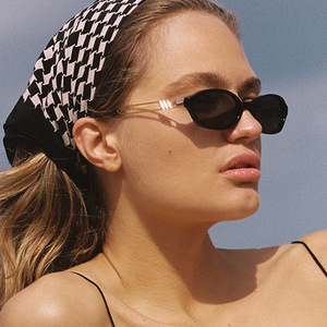 แว่นกันแดด Kedun Oval Small Full Frame UV400 รุ่นใหม่ปี 2025 สไตล์ยุโรปอเมริกันย้อนยุคสำหรับผู้หญิง ยอดนิยมในอินสตาแกรมและอินเทอร์เน็ต - Product Image 1