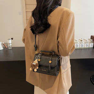 2025时尚潮流肩包冬季女式多功能斜挎包手提包邮递员风格小包 - Product Image 5