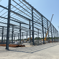 Edificios de Estructura de Acero de Ingeniería Personalizada, Estructura Metálica Resistente, Taller de Producción Industrial Prefabricado de Varios Pisos, Almacén