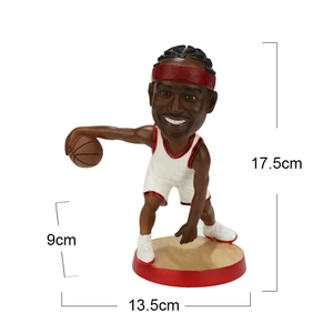 Philadelphia <span class=keywords><strong>76ers</strong></span> 2001 Away Jersey Variant Bighead Bobblehead série pour la décoration de voiture - Product Image 2