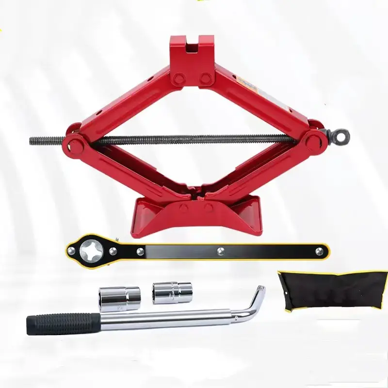 2 ton car emergency set jack Portable car jack car scissors jack quick lifting with folding wrench set