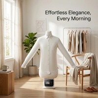 Nouvel Arrivage Fer à Vapeur Intelligent 3-en-1 Séchoir à Vêtements Élimination Automatique des Plis Entretien Domestique des Vêtements