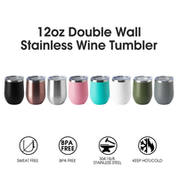 Mug en forme d'œuf personnalisable de 12 oz, gobelet thermolaqué pour café, vin, bière, lait, thé, avec couvercle sans BPA, idéal pour les fêtes et le bureau