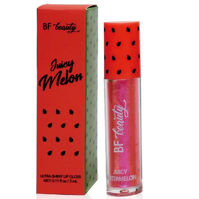 Factory Supply Cosmetics Vegan Makeup OEM Your Logo Wholesale Hydrating Fruit Honey Scented Makeup Lip Gloss
