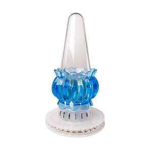 Projecteur Lampe Scène Miniature Effet Lumineux Rêveur Décoration Colorée Hôtel KTV Jet d'Eau Boule Magique Forme Lotus - Product Image 6