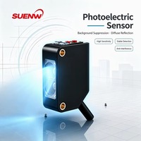 Capteur photoélectrique SUEMW BGS 12-24V DC PNP NC à suppression de fond diffuse pour machine de conditionnement à convoyeur