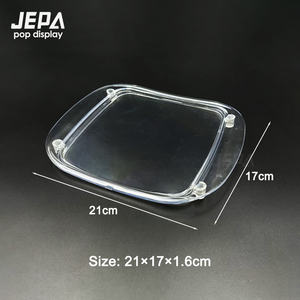 Vassoio Portamonete Trasparente Ecologico in Plastica PS da 21x17cm per Esposizione Monete, Campioni Gratuiti all'Ingrosso - Product Image 2