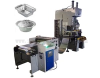 Ligne de production de conteneurs/machine à vaisselle en aluminium petite feuille d'aluminium CNC métal fourni poinçonneuse pneumatique presse électrique 380