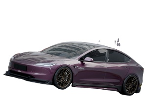 Highland ชุดบอดี้ไฟเบอร์คาร์บอนไฟเบอร์ <span class=keywords><strong>Tesla</strong></span> โมเดลใหม่3 <span class=keywords><strong>AERO</strong></span> อุปกรณ์เสริมคาร์บอนไฟเบอร์ขอบด้านหน้าสูงด้านหลังกันชนข้างพลาสติก