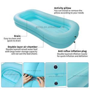 Baignoire <span class=keywords><strong>gonflable</strong></span> médical jetable pour personnes âgées, lit pour personnes âgées, - Product Image 4