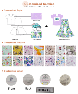 Pantalon cloche imprimé pour enfants, filles, bébés et tout-petits, écologique, séchage rapide, respirant, longueur intégrale, orné de bijoux, été-automne - Product Image 2