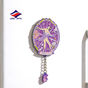Imán <span class=keywords><strong>de</strong></span> Refrigerador Metálico Popular <span class=keywords><strong>de</strong></span> Longzhiyu, 20 Años <span class=keywords><strong>de</strong></span> Experiencia, Recuerdo Personalizado <span class=keywords><strong>de</strong></span> Atracciones Turísticas en 2D, Aleación <span class=keywords><strong>de</strong></span> Zinc - Product Image 2