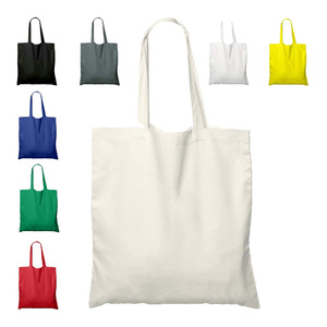 Oem & ODM tùy chỉnh in tái chế đồng bằng Hữu Cơ bông vải tote túi lớn tái sử dụng vải bông mua sắm túi với logo - Product Image 6