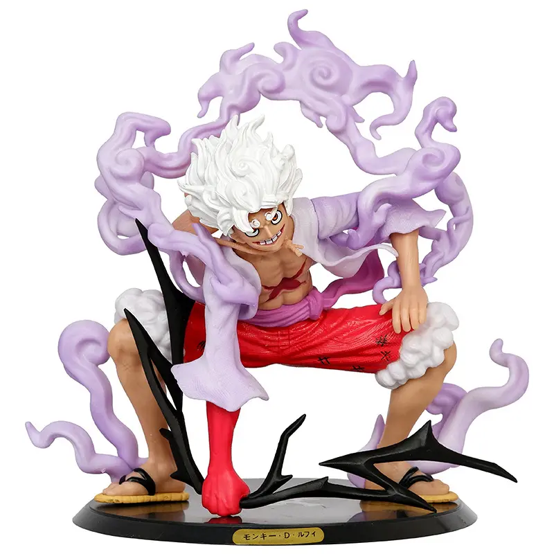 Figura de juguete de PVC Sun God Nika Luffy, modelo de colección, venta al por mayor, figura de Anime One Pieces luffy