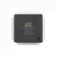 Original ATMEGA128-16AU 128L 64-16AU 32A 64A-AU 64L-8AU 169PA 128KB Flash + 4KB SRAM + 4KB EEPROM Embedded Microprocessors