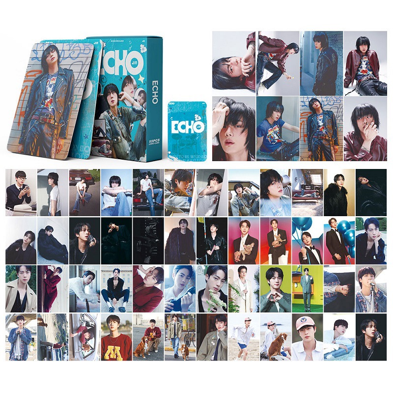 55pcs/set Kpop Jin LOMO Card Album - Eco-Friendly Fans Collection
