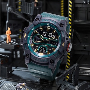 Montre de luxe haut de gamme SMAEL 8086 pour homme, analogique-numérique, LED, étanche, multifonction, sport - Product Image 2